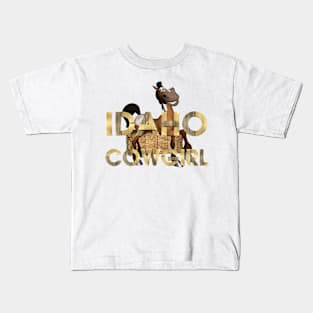 Idaho Cowgirl Kids T-Shirt